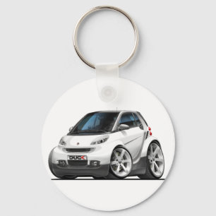 Porte-clés Voiture blanche intelligente