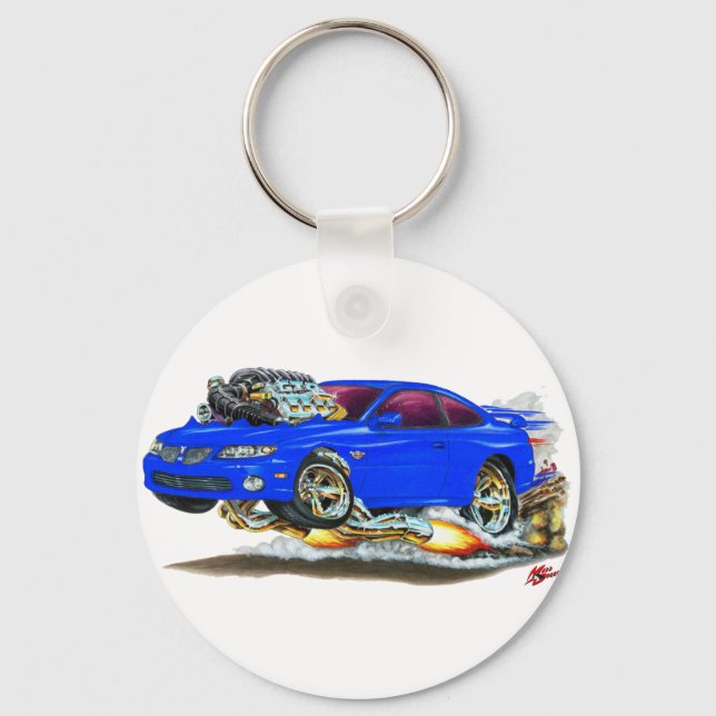 Porte-clés Voiture bleue GTO 2004-06 (Recto)