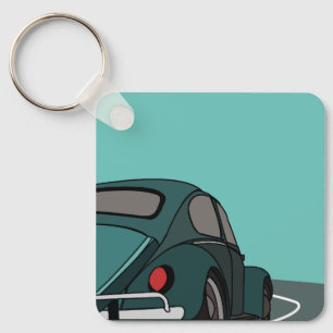 Porte-clés Voiture Bleue Voiture Classique