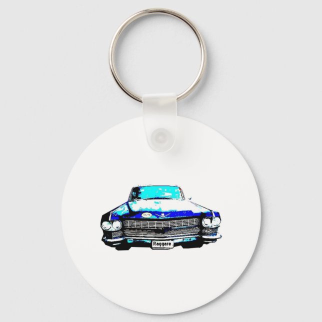 Porte-clés voiture cadillac raggare (Recto)