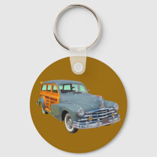 Porte-clés Voiture d'antiquité Pontiac Silver Streak Woody 19
