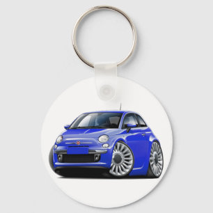 Porte-clés Voiture de bleu de Fiat 500