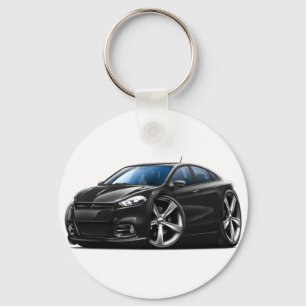 Porte-clés Voiture de noir de dard de Dodge