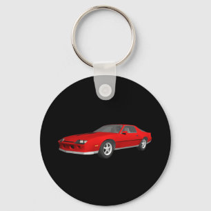 Porte-clés Voiture de sport Camaro 80s : 3D Modèle : Porte - 