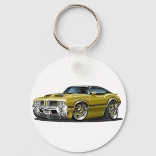 Porte-clés Voiture d'or du sabre d'abordage 442 d'Olds