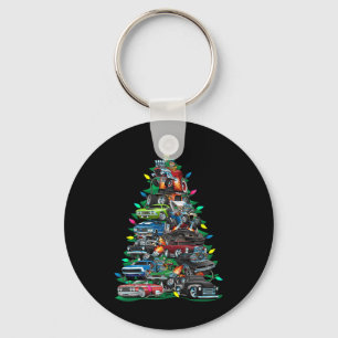 Porte-clés Voiture Folie arbre de Noël! Voitures Musculaires 