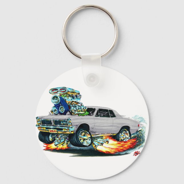 Porte-clés Voiture Grey GTO 1965 (Recto)