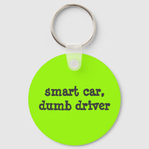 Porte-clés voiture intelligente, conducteur idiot