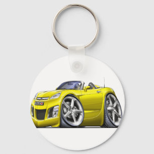 Porte-clés Voiture jaune de ciel
