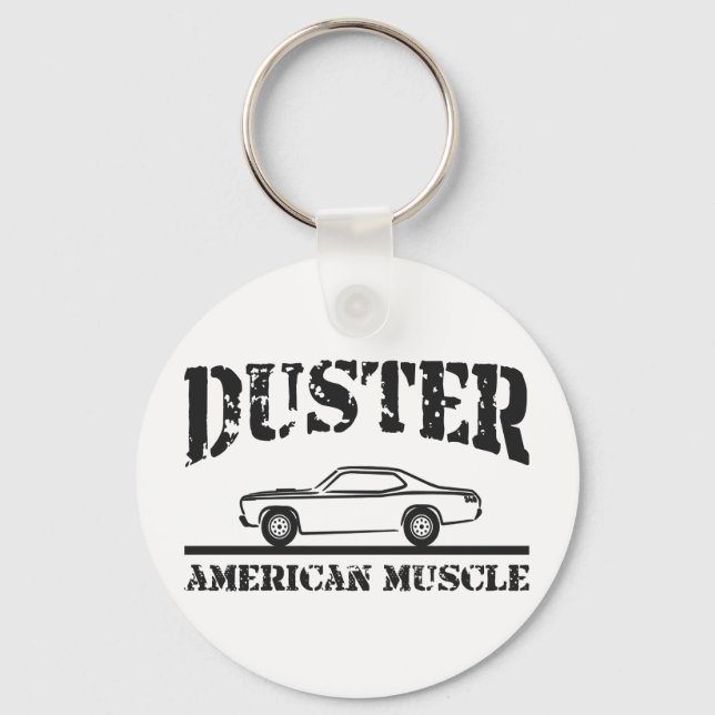 Porte-clés Voiture musicale américaine Plymouth Duster (Recto)