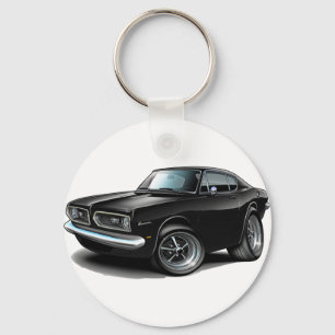 Porte-clés Voiture noire Barracuda 1967-69