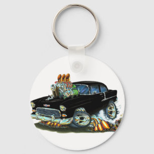 Porte-clés Voiture noire Chevy150-210 1955