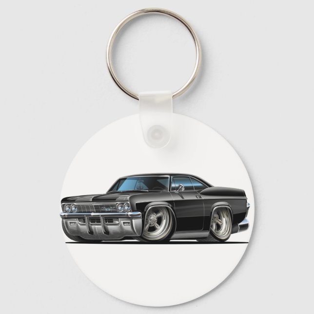 Porte-clés Voiture Noire Impala 1965-66 (Recto)
