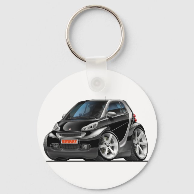 Porte-clés Voiture noire intelligente (Recto)