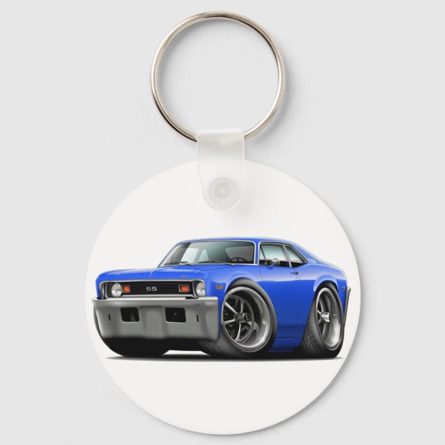 Porte-clés Voiture Nova Blue 1973-74 (Recto)