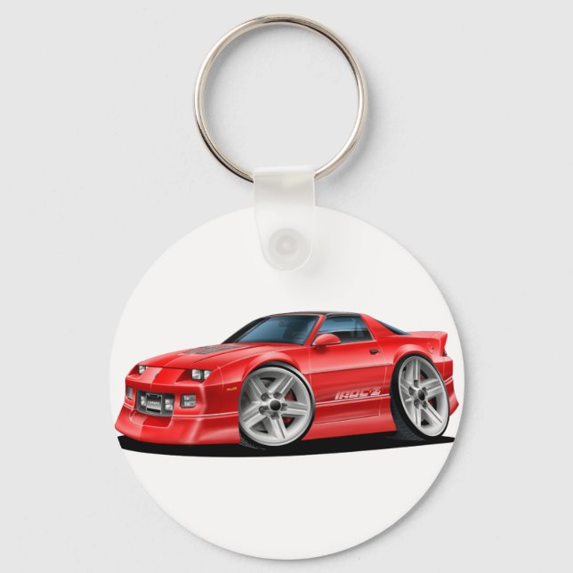 Porte-clés Voiture rouge Camaro 1982-92 (Recto)
