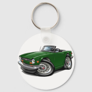 Porte-clés Voiture verte Triumph TR6