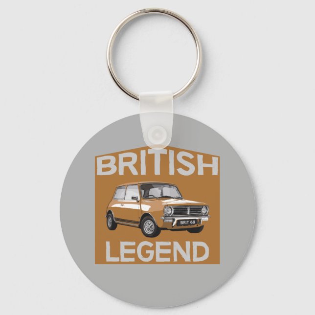 Porte-clés Voitures britanniques classiques | Tête de pétrole (Recto)