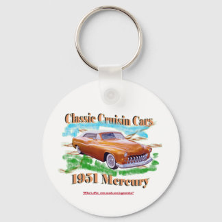 Porte-clés Voitures de croisière classiques 1951 Mercury