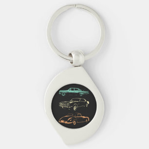 Porte-clés Voitures Vintage - 80s & 90s Graphic Retro