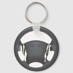 Porte-clés Volant à motif zèbre