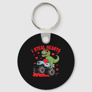 Porte-clés Voler des coeurs trex dino bébé garçon valentines