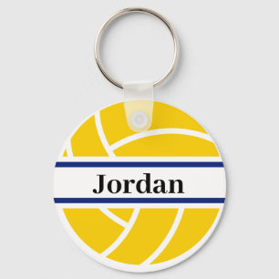 Porte-clés Volley-ball de nom personnalisé