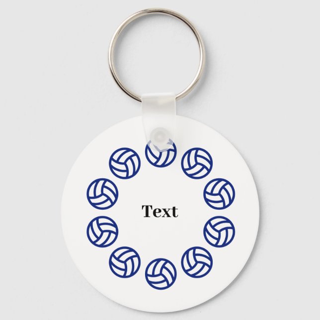 Porte-clés Volley-ball personnalisé (Recto)