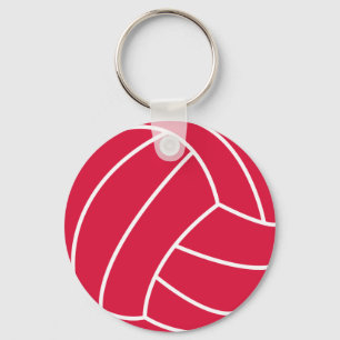 Porte-clés Volley-ball rouge Crimson