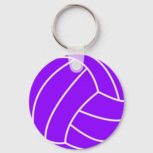 Porte-clés Volley violet (Recto)