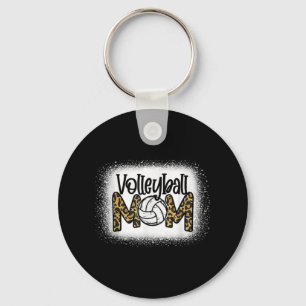 Porte-clés Volleyball Maman Leopard Bleached Fun Fun Mother's