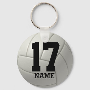 Porte-clés Volleyball personnalisé (nom et nombre)