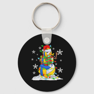 Porte-clés Volleyball Snowman Noël Arbre Lumières Noël Pjs