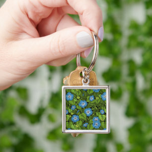 Porte-clés Volubilis en bleu et vert