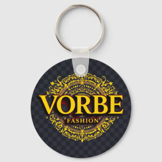 Porte-clés VORBE Mode Signature or Monogramme Porte - clé