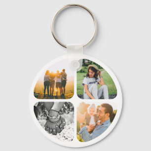 Porte-clés Vos 4 photos Porte - clé rond