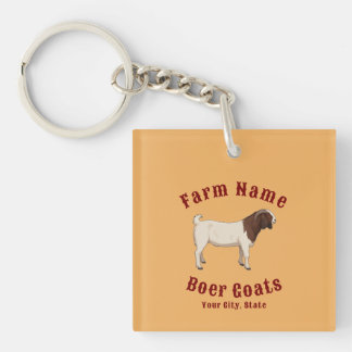Porte-clés Vos chèvres Boer de la ferme