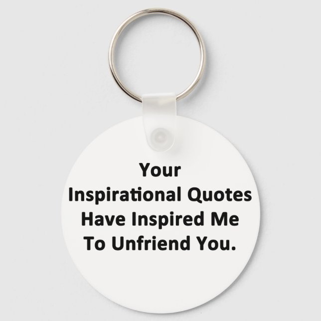 Porte-clés Vos citations inspirantes (Recto)