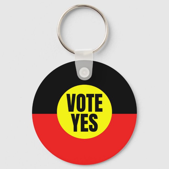 Porte-clés Vote Oui À La Voix Au Parlement (Recto)