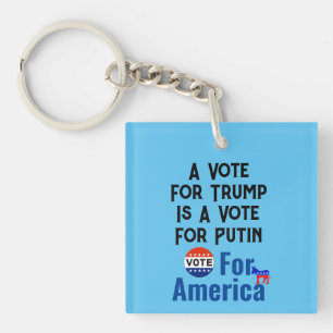 Porte-clés Vote pour le Porte - clé américain