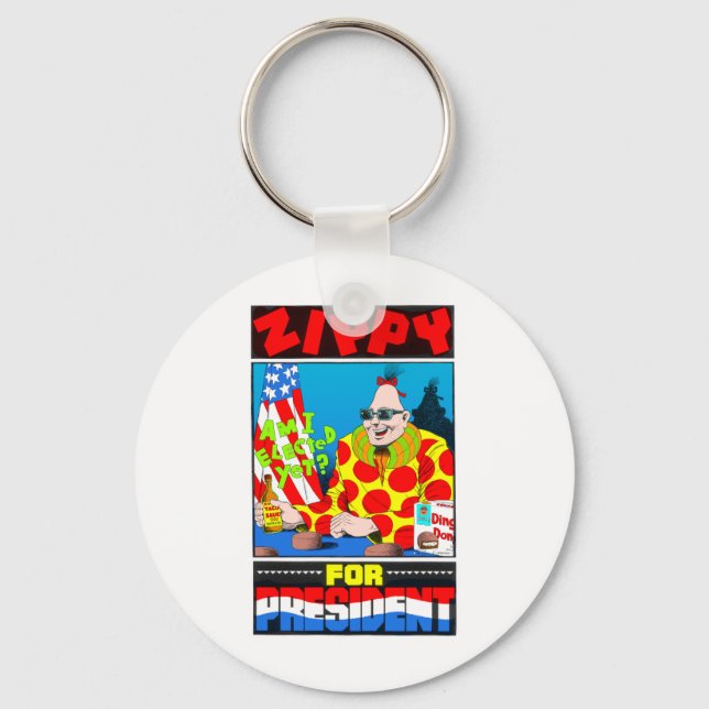 Porte-clés Voter Pour Zippy (Recto)