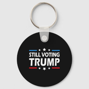 Porte-clés Voter Trump 2024 Drapeau patriotique américain Hom
