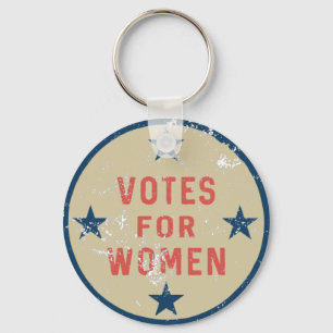 Porte-clés Votes Pour Les Femmes Du Mouvement Vintage Du Suff