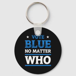 Porte-clés Votez Bleu Anti Trump Pour Élection Présidentielle
