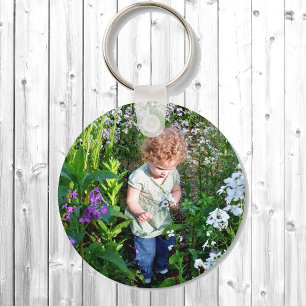 Porte-clés Votre 2 Photo Personnalisez les photos d'enfants