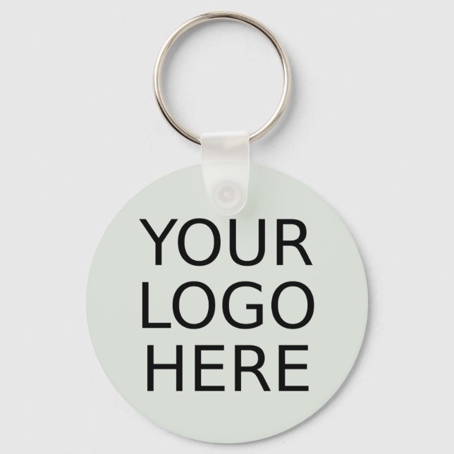 Porte-clés Votre logo ici personnalisé (Recto)