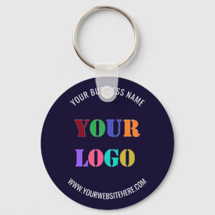 Porte-clés Votre logo Nom Site Couleurs Porte - clé promotion