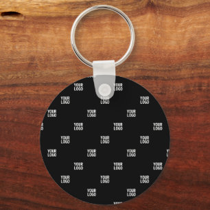 Porte-clés Votre logo ou toute image   Bandes diagonales