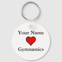 (Votre Nom) Coeurs Gymnastique