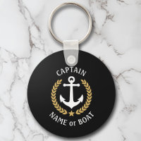 Votre nom de bateau Capitaine Ancre Laurel Marine 
